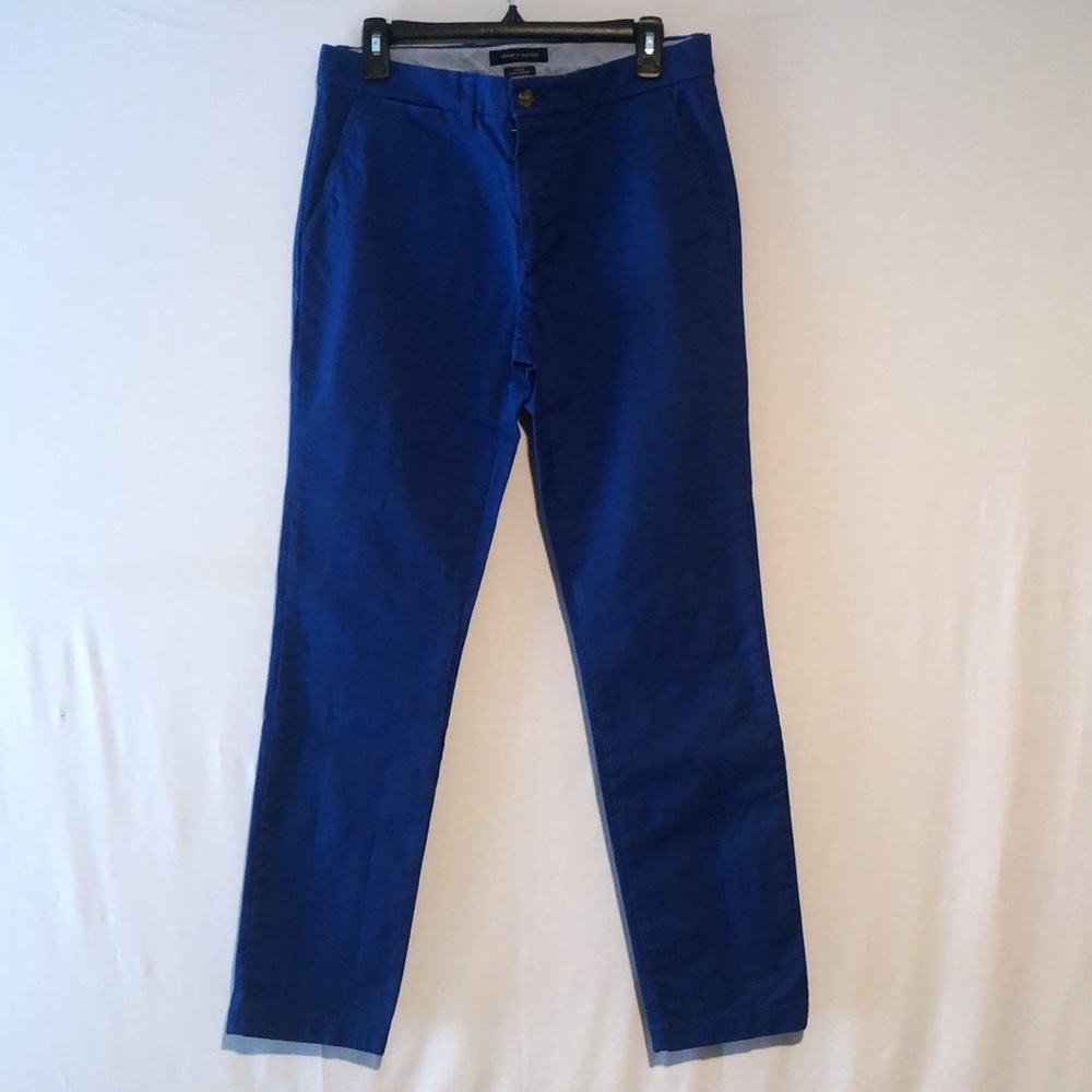 Tommy Hilfiger Slim Fit 31x32 Blue Chinos